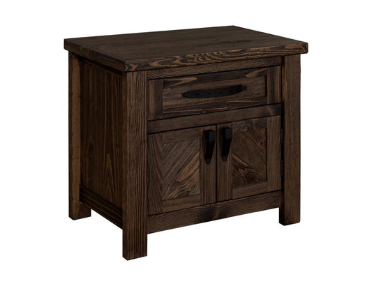 1 Drawer 2 Door Nightstand - Dutton Elegant Design