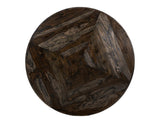 Black Balam Round Dining Table | Handcrafted Mango & Teak Wood