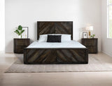 Black Balam 2 Drawer Nightstand - Modern Sustainable Wood