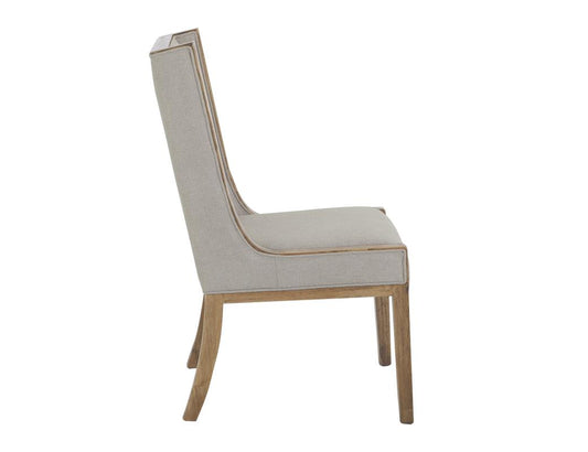 Balam Wooden Dining Chair - Melina Wood Upholstered Seat