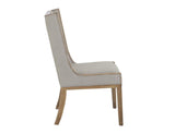 Balam Wooden Dining Chair - Melina Wood Upholstered Seat
