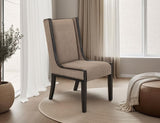 Balam Upholstered Dining Chair - High Backrest Melina Wood