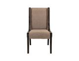 Balam Upholstered Dining Chair - High Backrest Melina Wood