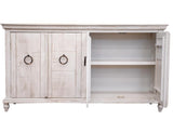4 Door Capri Console - Rustic Hand-Distressed Wood Furniture