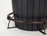Antique Multicolor Bistro Table - Rustic Solid Pine Wood