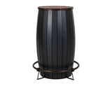 Antique Multicolor Bistro Table - Rustic Solid Pine Wood