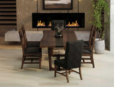 Riverwood Parota Wood Dining Table | Modern Epoxy Resin Design