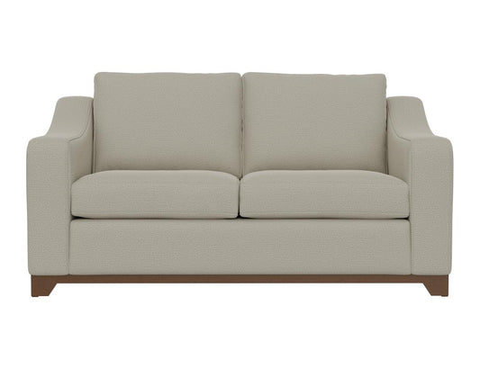 Natural Parota Wooden Frame Loveseat | Elegant Two-Seat Sofa