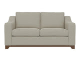 Natural Parota Wooden Frame Loveseat | Elegant Two-Seat Sofa