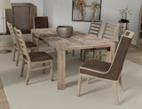 Balam Dining Table - Mango Wood with Lacquer White Finish