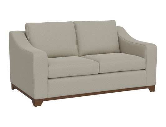 Natural Parota Wooden Frame Loveseat | Elegant Two-Seat Sofa