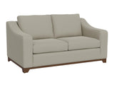 Natural Parota Wooden Frame Loveseat | Elegant Two-Seat Sofa