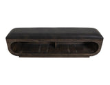 Balam Wooden Bench with Cushioned Seat | Sustainable Mango Wood