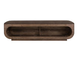 Balam Wooden Bench with Cushioned Seat - Mango & Teak