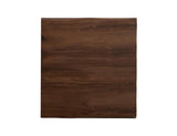Riverwood Chairside Table | Parota Wood & Black Metal Legs