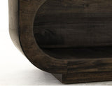 Balam Wooden Bench with Cushioned Seat | Mango & Teak