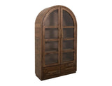 2 Drawer & 2 Glass Door Cabinet | Balam Collection Showcase Storage