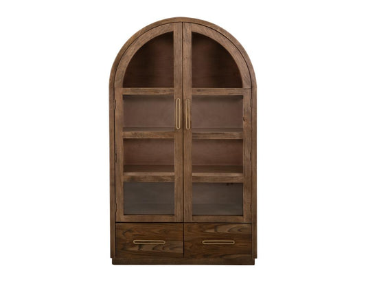2 Drawer & 2 Glass Door Cabinet | Balam Collection Showcase Storage