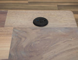 Natural Parota 3 Drawer Desk - Rustic Office Desk