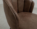 Tamesis 30" Upholstered Barstool - Brown Faux Leather
