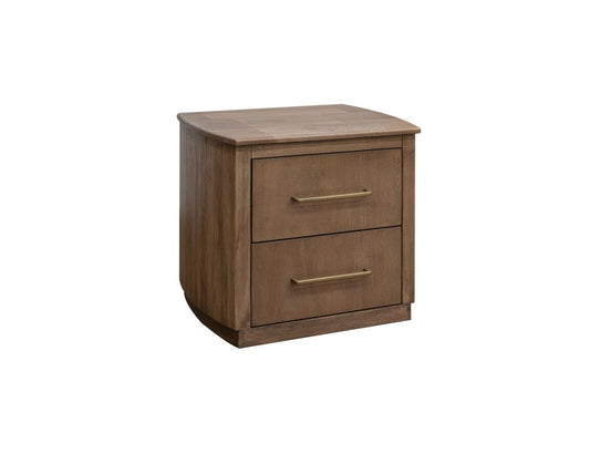 2 Drawer Nightstand - Handcrafted Mango Wood Mesquite Collection