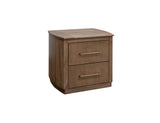 2 Drawer Nightstand - Handcrafted Mango Wood Mesquite Collection