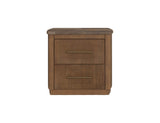 2 Drawer Nightstand - Handcrafted Mango Wood Mesquite Collection