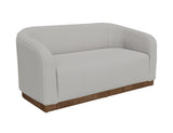 Wooden Frame Loveseat | Suomi Collection Japandi Style