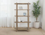 4 Shelf Bookcase - White Balam Handcrafted Mango & Teak Wood