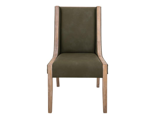 Balam Wooden Dining Chair - Melina Wood Upholstered Seat