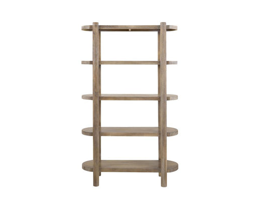 4 Shelf Bookcase - White Balam Handcrafted Mango & Teak Wood