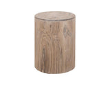 Handcrafted Chairside Table - Mango & Teak Wood Modern Design