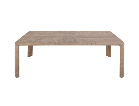 Balam Dining Table - Mango Wood with Lacquer White Finish