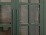 2 Glass Door Cabinet | Mid-18th Century French Style Obsidian