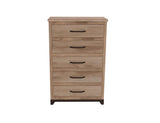 5 Drawer Chest - Natural Parota Collection | Elegant Storage
