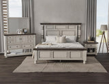 1 Drawer Nightstand - Farmhouse Chic Solid Pine Wood