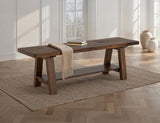 Wooden Bench - Parota Wood Collection with Metal Details