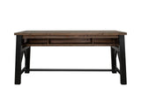 Counter Height Sofa Table | Loft Brown Collection Pine Wood
