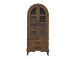 2 Drawer 2 Door Cabinet - Handcrafted Arlette Pine Wood Bookcase