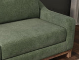 Wooden Frame Loveseat | Olivo Mid-Century Modern Design