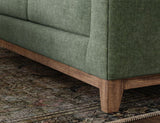 Wooden Frame Loveseat | Olivo Mid-Century Modern Design