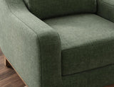 Wooden Frame Loveseat | Olivo Mid-Century Modern Design