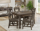 42" Dining Table - Loft Brown Collection Pine Wood