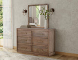 6 Drawer Dresser - Handcrafted Mango Wood Mezquite Collection