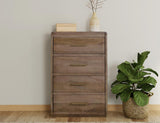 4 Drawer Chest - Handcrafted Mango Wood Storage Furniture