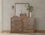 Mesquite Collection Handcrafted Mango Wood Mirror | Statement Piece