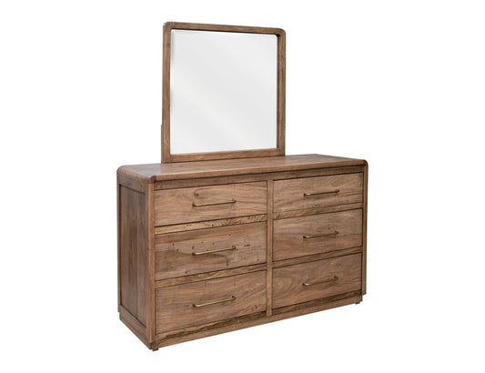 Mesquite Collection Handcrafted Mango Wood Mirror | Statement Piece