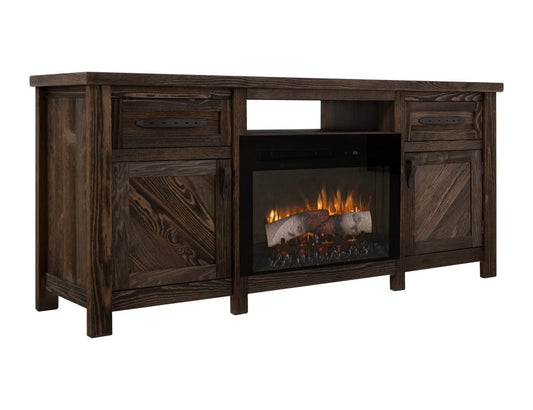 Dutton Electric Fireplace TV Stand - Country Cottage Style