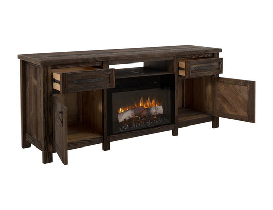 Dutton Electric Fireplace TV Stand - Country Cottage Style
