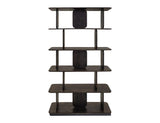 5 Shelf Mezquite Bookcase - Mango Wood Dark Finish